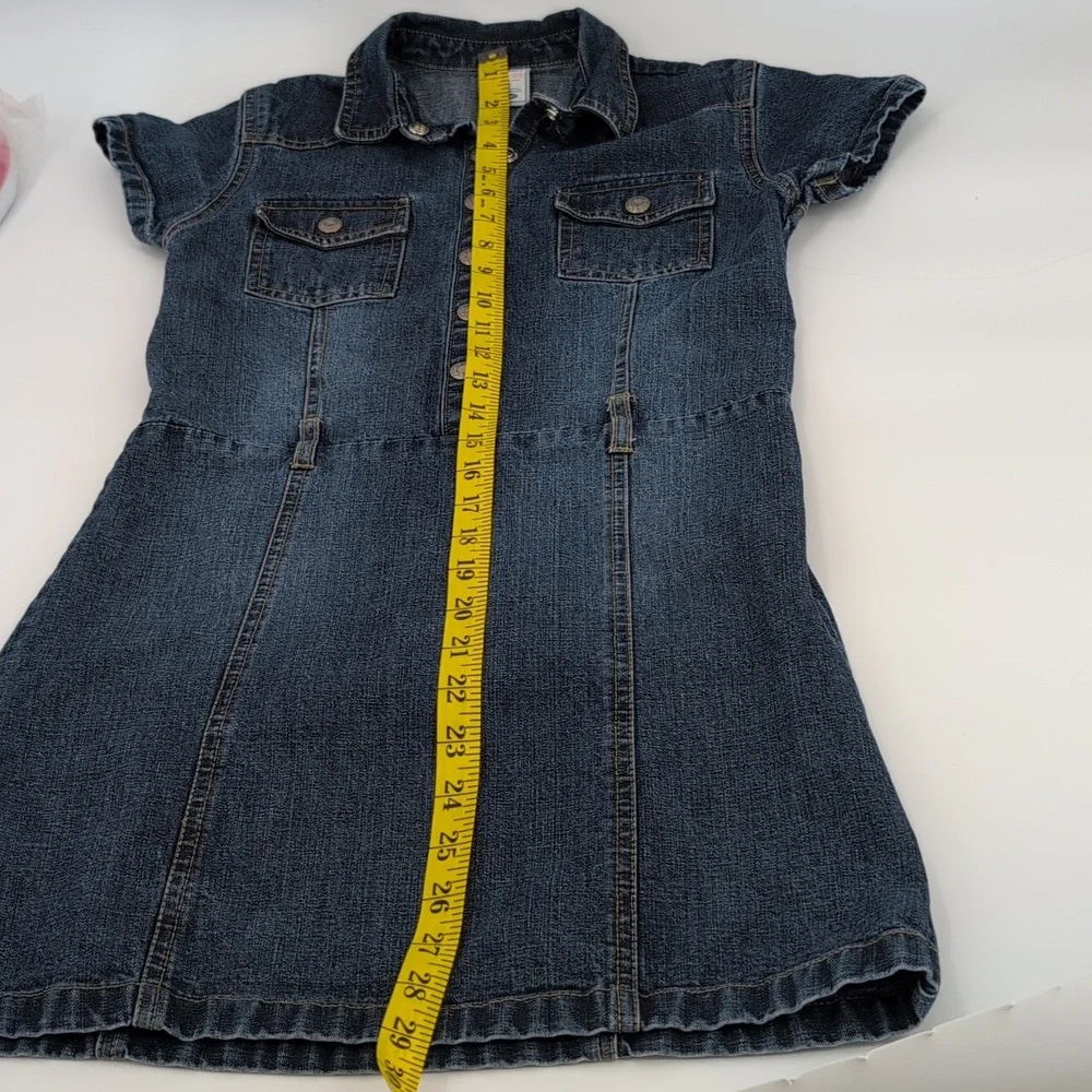 Old Navy Denim Kids Dress size 10 in great condition .